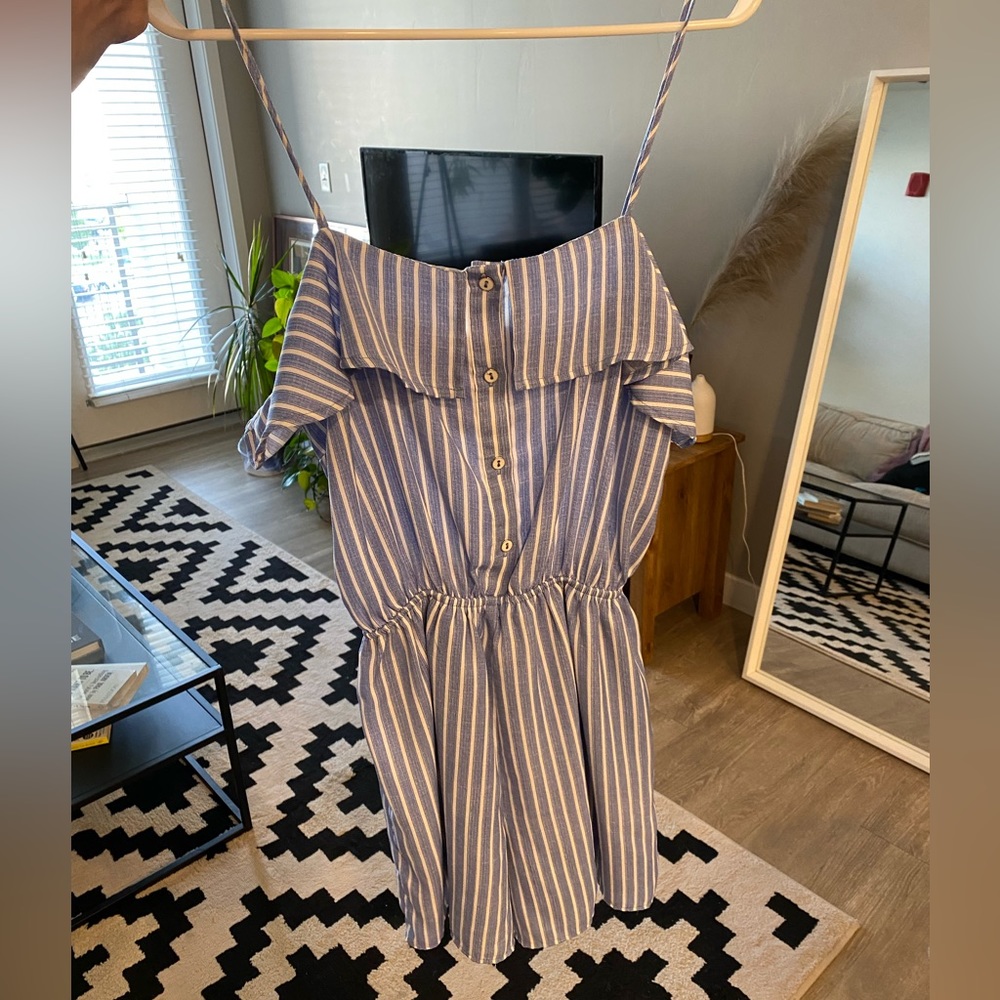 Striped romper
